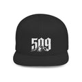 Snapback Hat - 509 Mountain Logo Flat Bill Cap