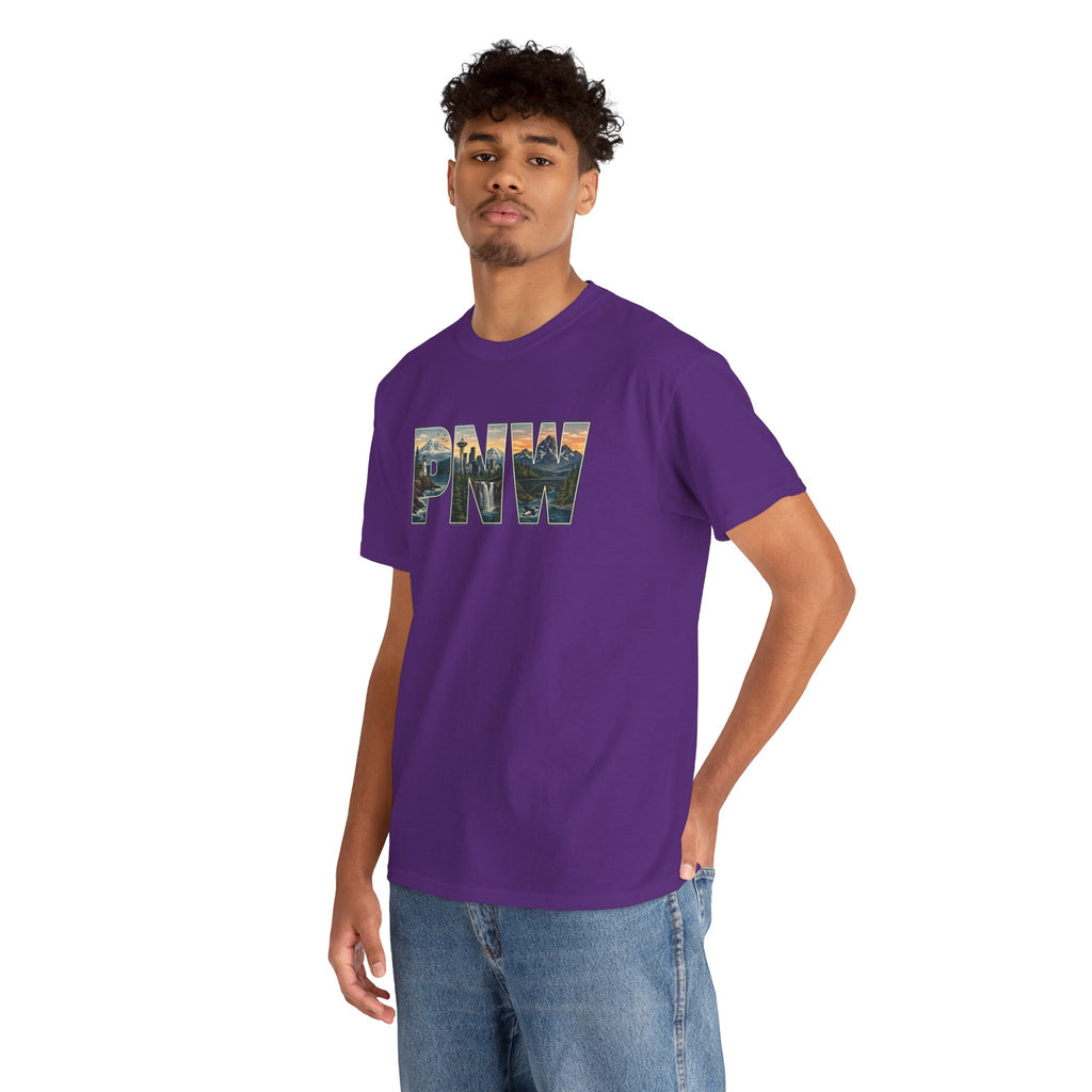 PNW Scenic Tee — Pacific Northwest Landscape Graphic T-Shirt