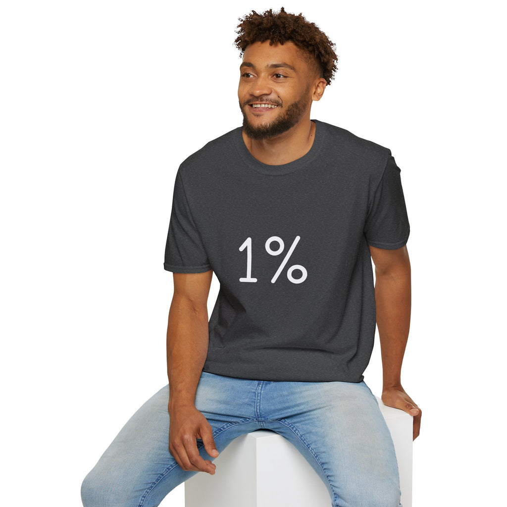 Decide to Be 1% Better Everyday T-Shirt — Motivational Self-Improvement Tee