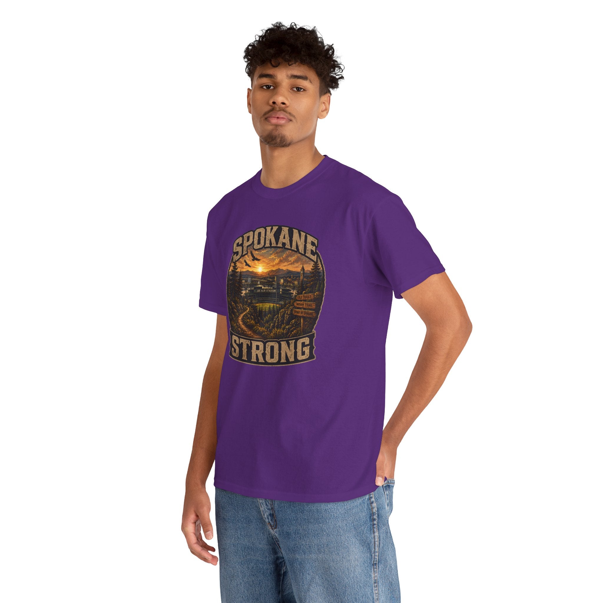 Spokane Strong Vintage Scenic T-Shirt — Hometown Pride Tee (Proceeds to Recovery)