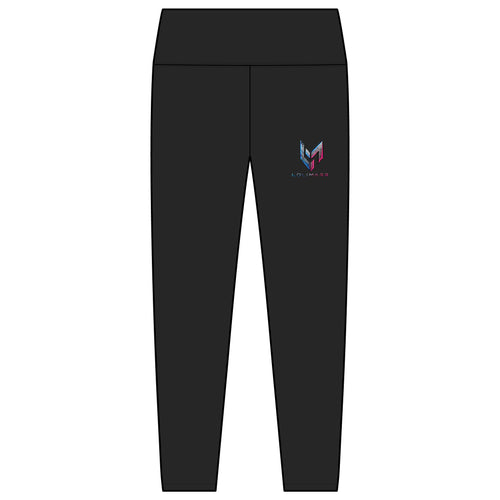 'Access Denied' High-Waist Women's Leggings — Black Yoga & Workout Tights
