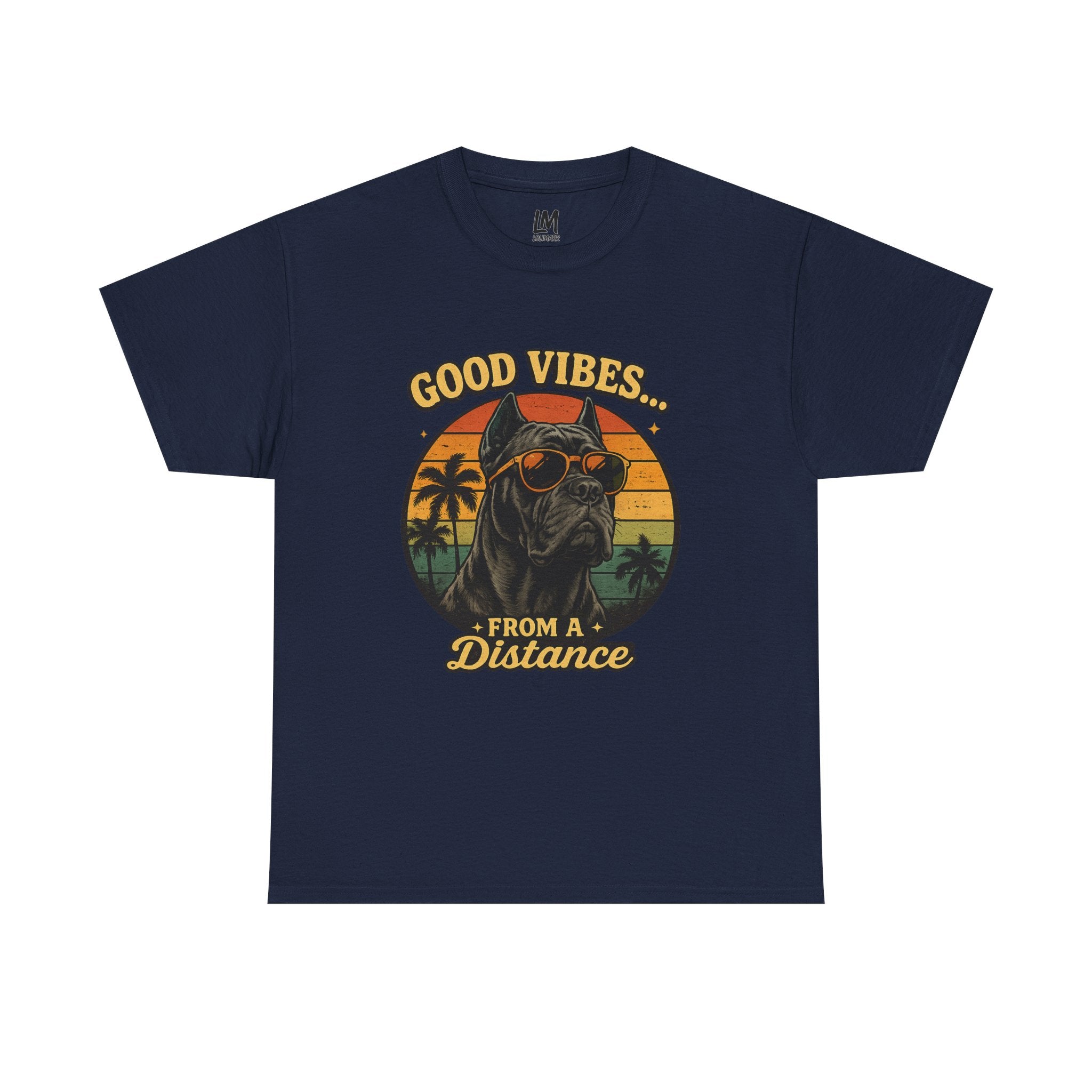 Good Vibes From a Distance Dog T-Shirt