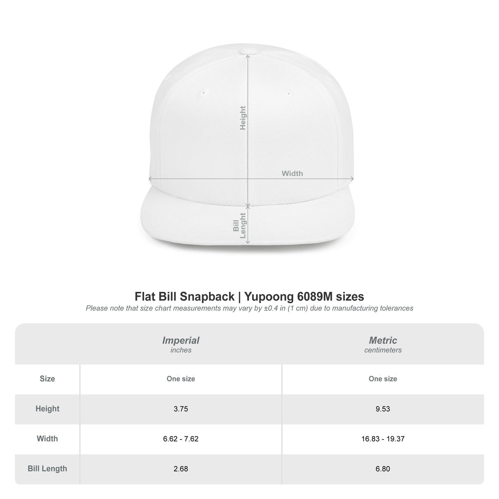 Snapback Hat - 509 Mountain Logo Flat Bill Cap