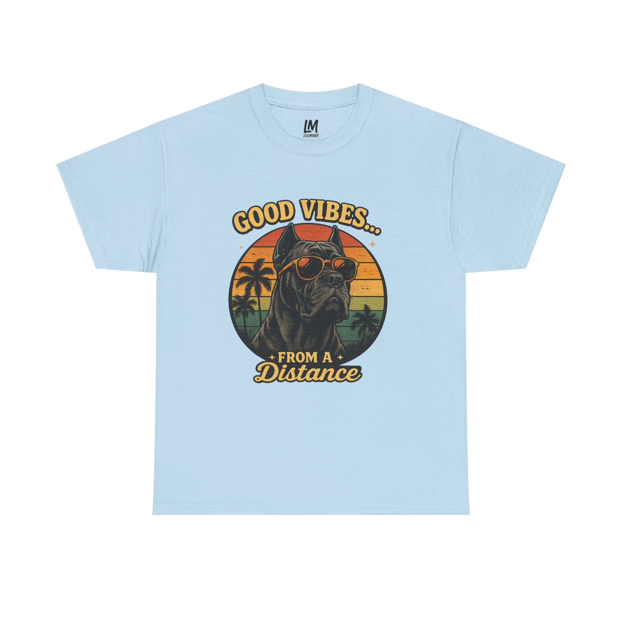 Good Vibes From a Distance Dog T-Shirt