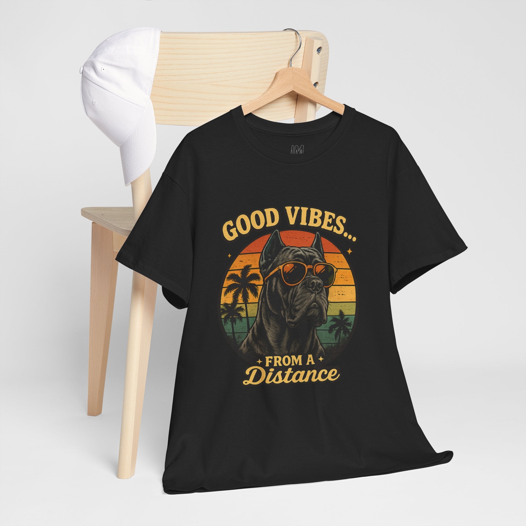 Good Vibes From a Distance Dog T-Shirt