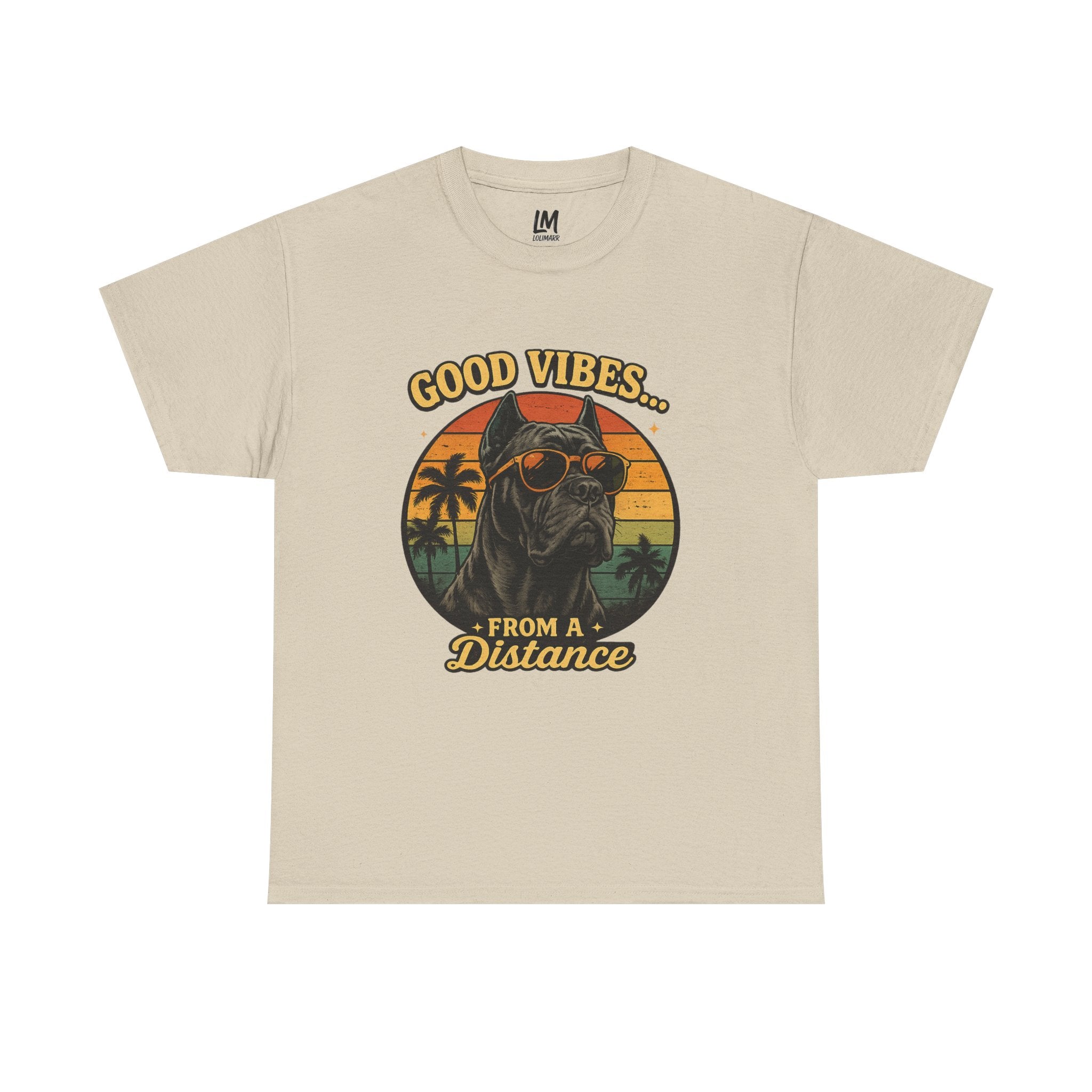 Good Vibes From a Distance Dog T-Shirt
