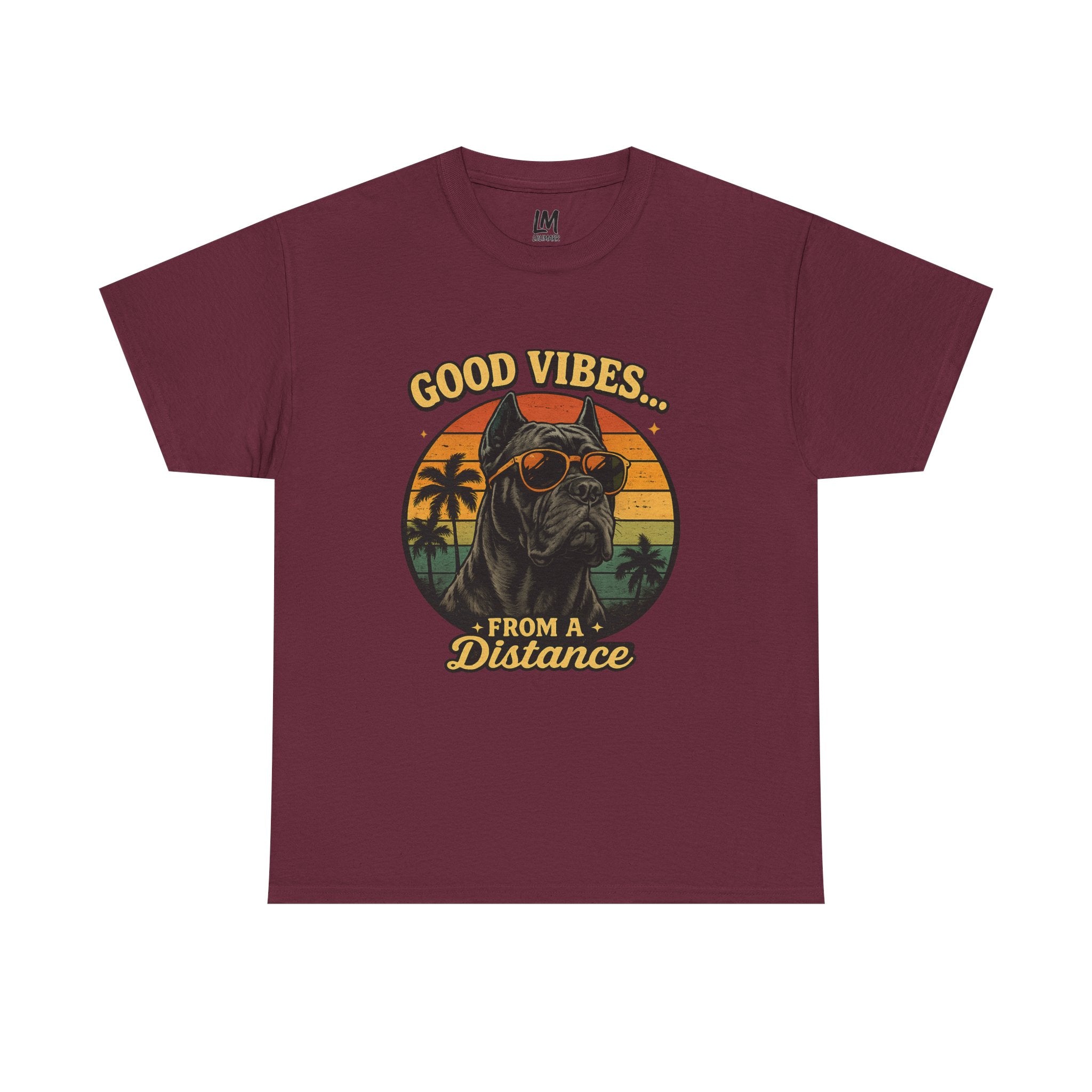 Good Vibes From a Distance Dog T-Shirt