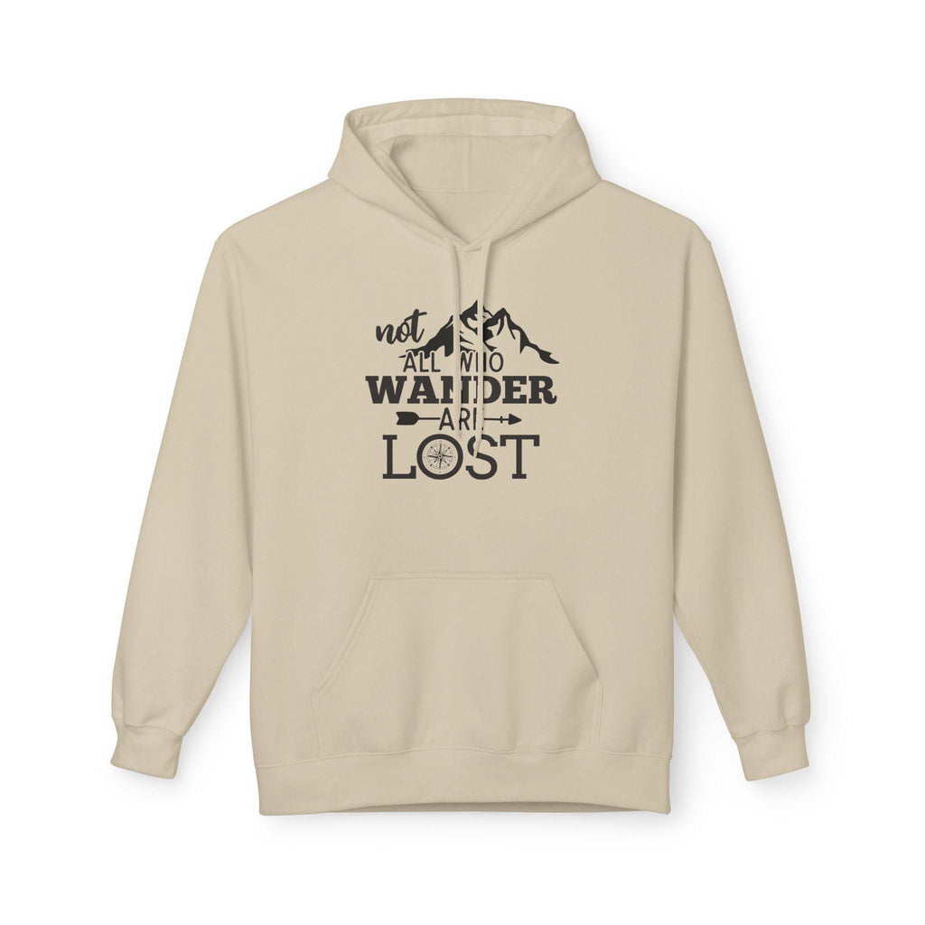 Adventure Awaits Hoodie, Not All Who Wander Are Lost Sweatshirt, Unisex Travel Apparel, Outdoor Exploration Gift, Cozy Layer for Adventurers