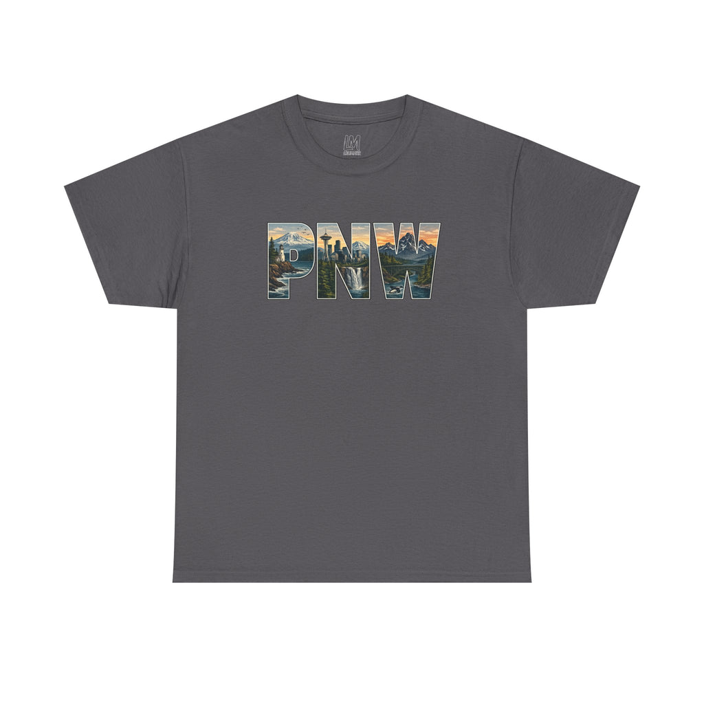 PNW Scenic Tee — Pacific Northwest Landscape Graphic T-Shirt