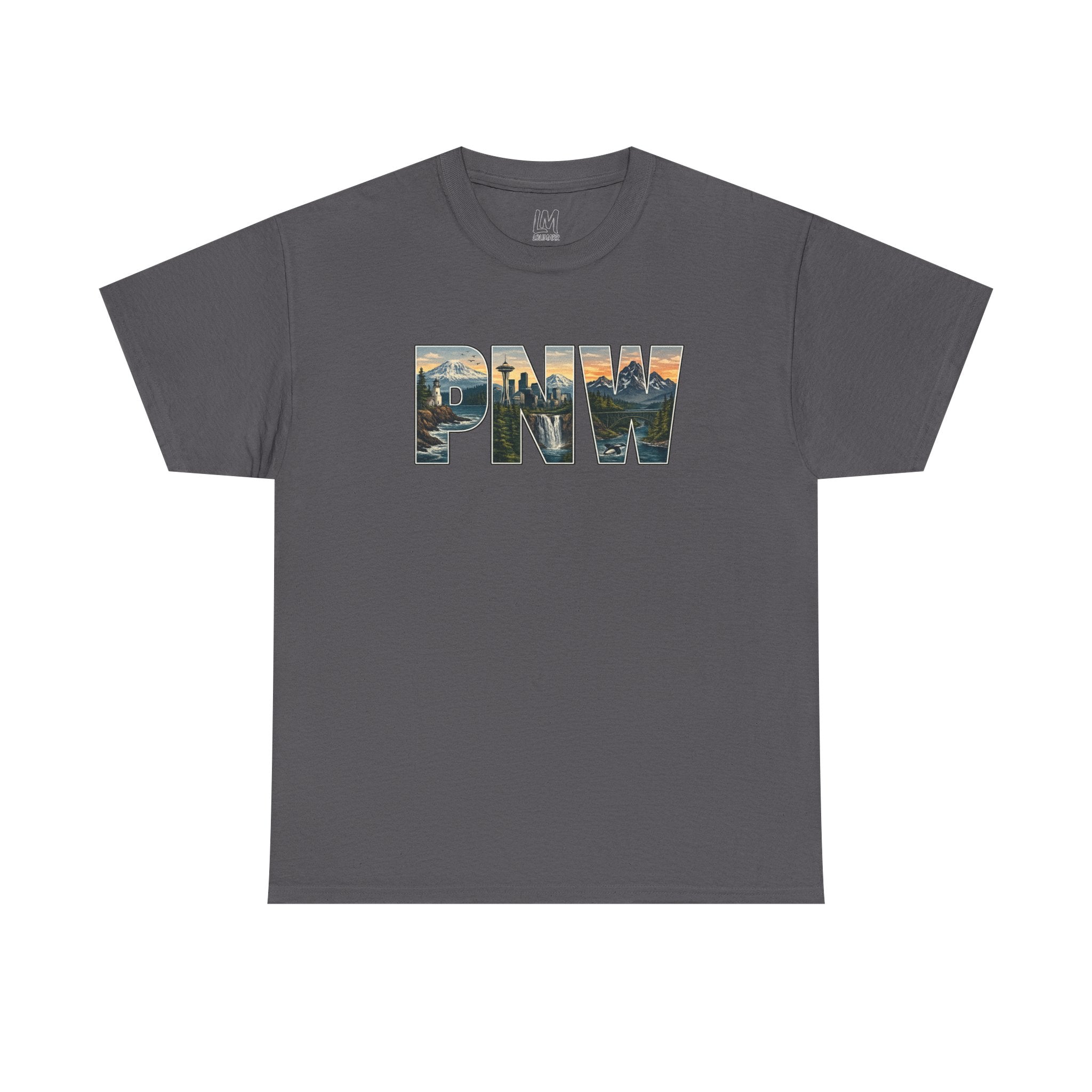 PNW Scenic Tee — Pacific Northwest Landscape Graphic T-Shirt