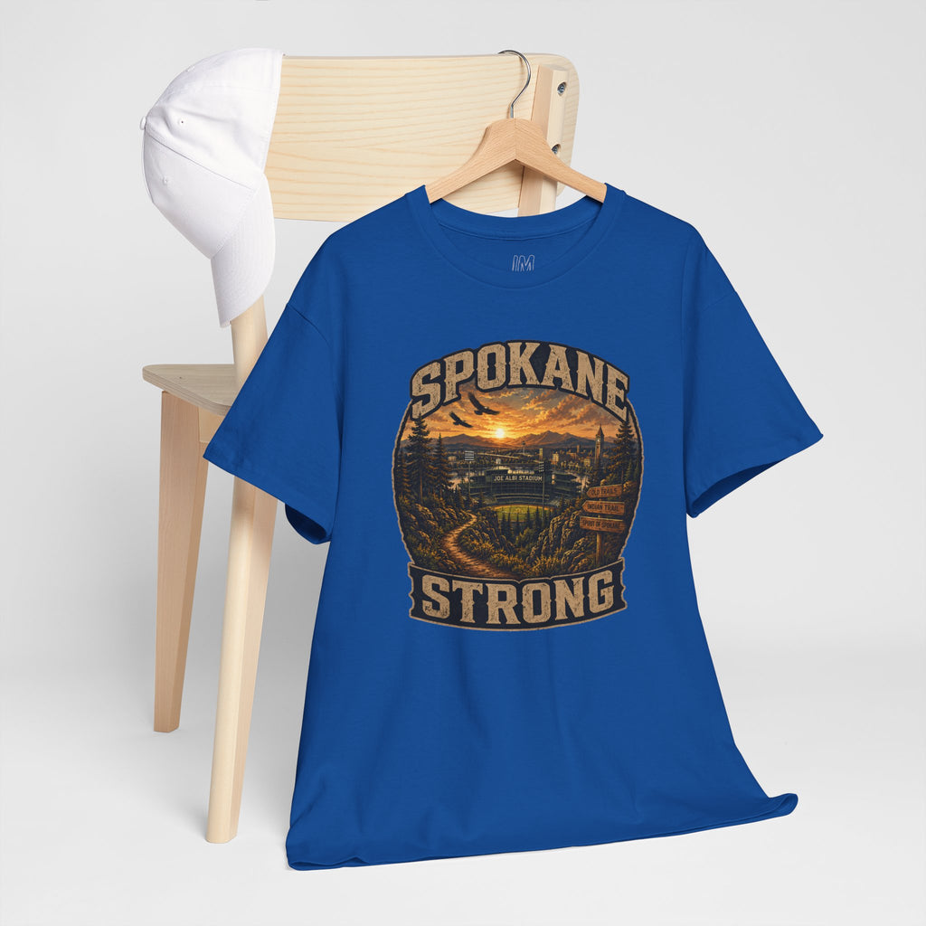Spokane Strong Vintage Scenic T-Shirt — Hometown Pride Tee (Proceeds to Recovery)