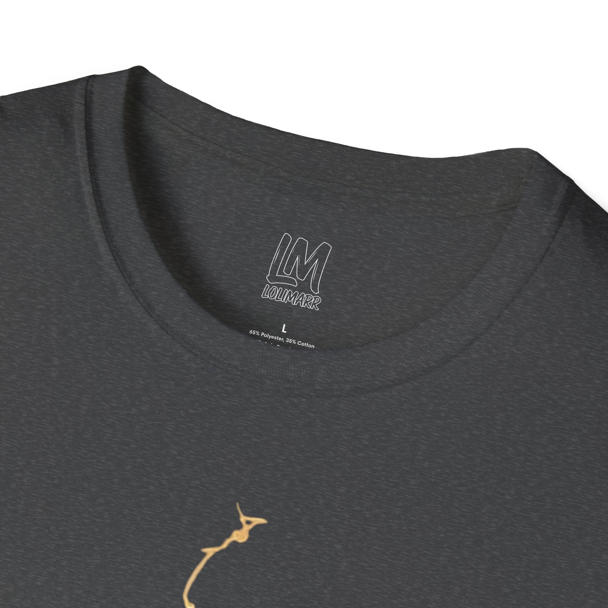Unbroken Mended by Gold T-Shirt | Kintsugi Inspired Repair Art
