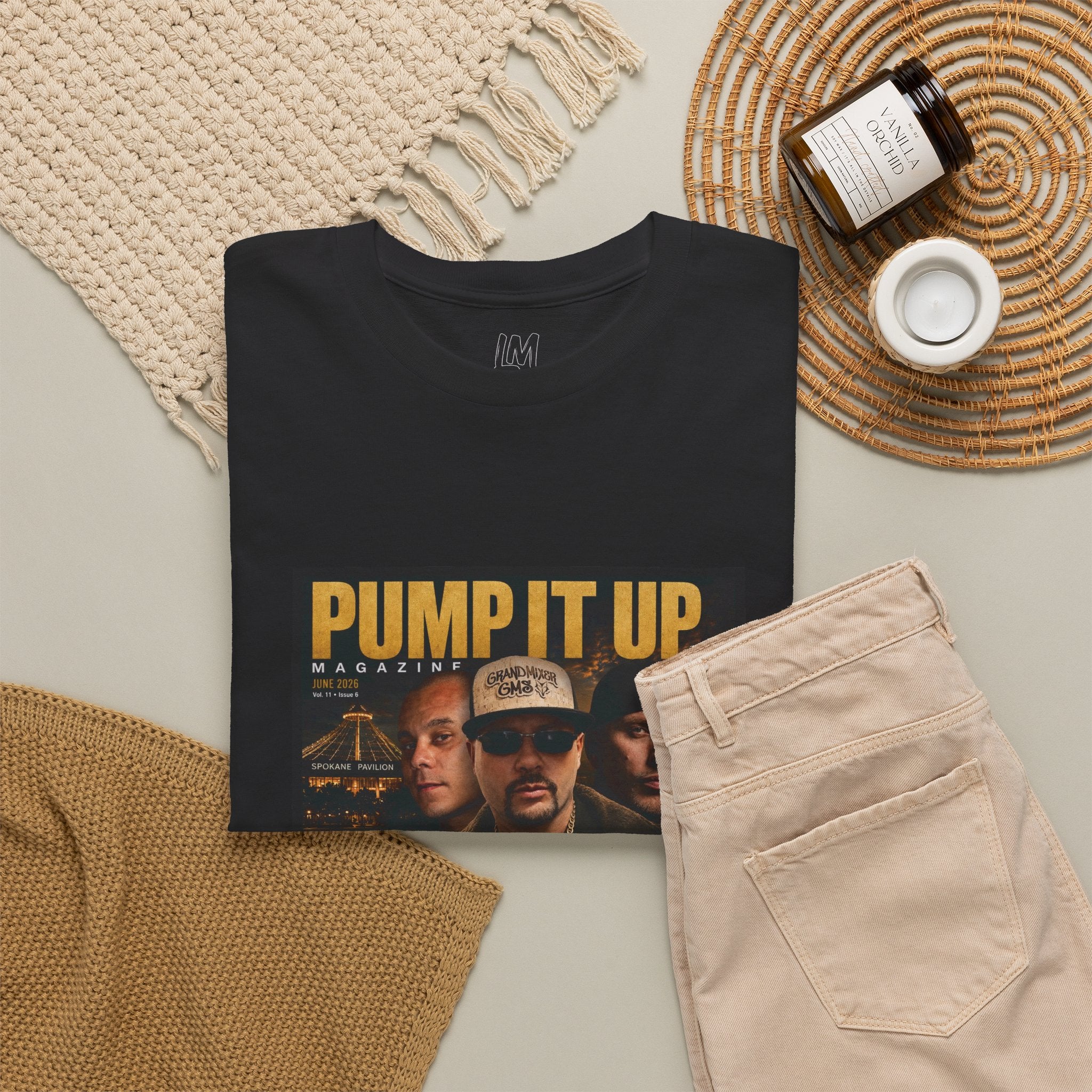 Pump It Up Magazine Cover Tee | GandMixer GMS, Cordell Drake, Mak Musik