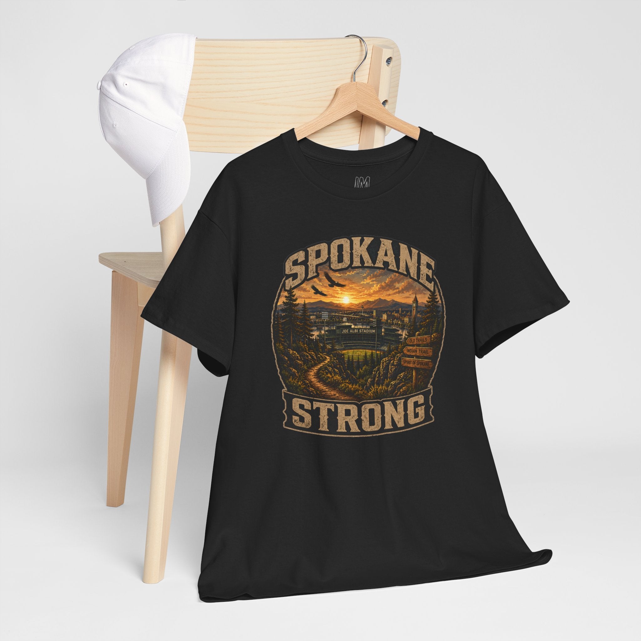 Spokane Strong Vintage Scenic T-Shirt — Hometown Pride Tee (Proceeds to Recovery)
