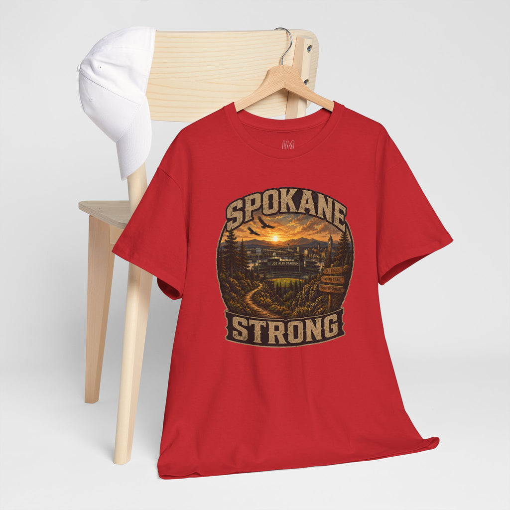 Spokane Strong Vintage Scenic T-Shirt — Hometown Pride Tee (Proceeds to Recovery)