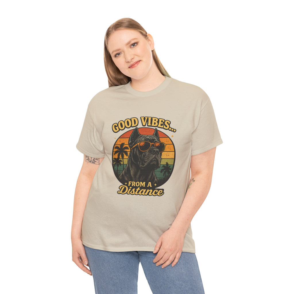 Good Vibes From a Distance Dog T-Shirt