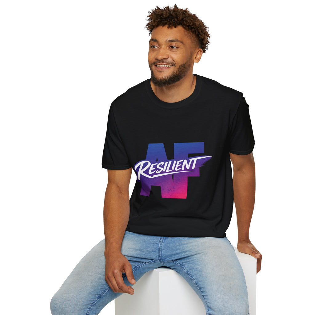 Resilient LA Graphic T-Shirt — Retro Gradient Los Angeles Pride Tee