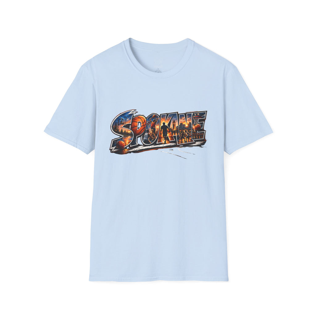 Spokane Basketball T-Shirt — High Energy City Hoops Tee