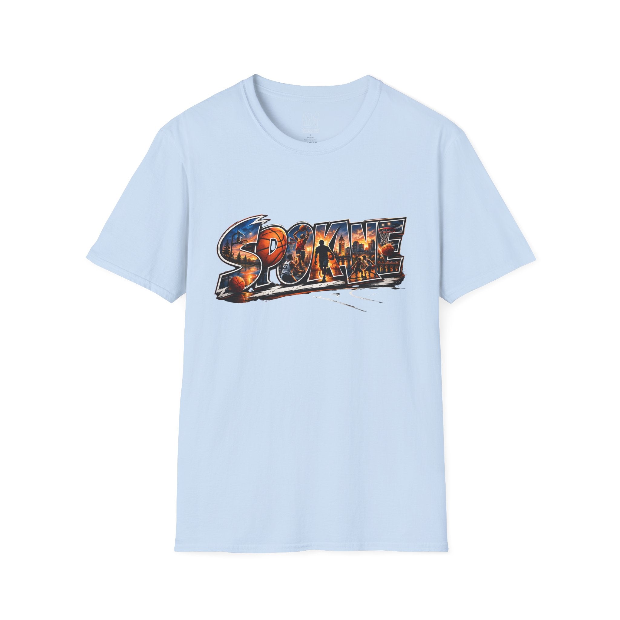 Spokane Basketball T-Shirt — High Energy City Hoops Tee
