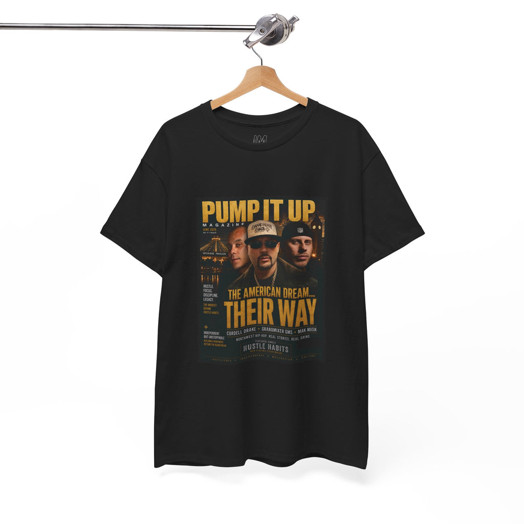 Pump It Up Magazine Cover Tee | GandMixer GMS, Cordell Drake, Mak Musik