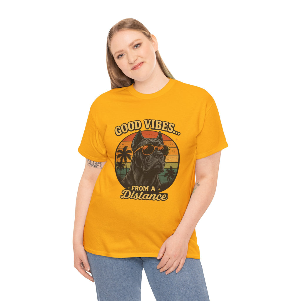 Good Vibes From a Distance Dog T-Shirt