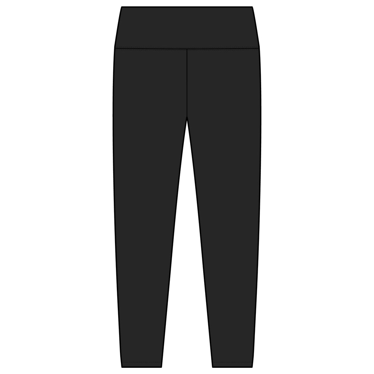 'Access Denied' High-Waist Women's Leggings — Black Yoga & Workout Tights