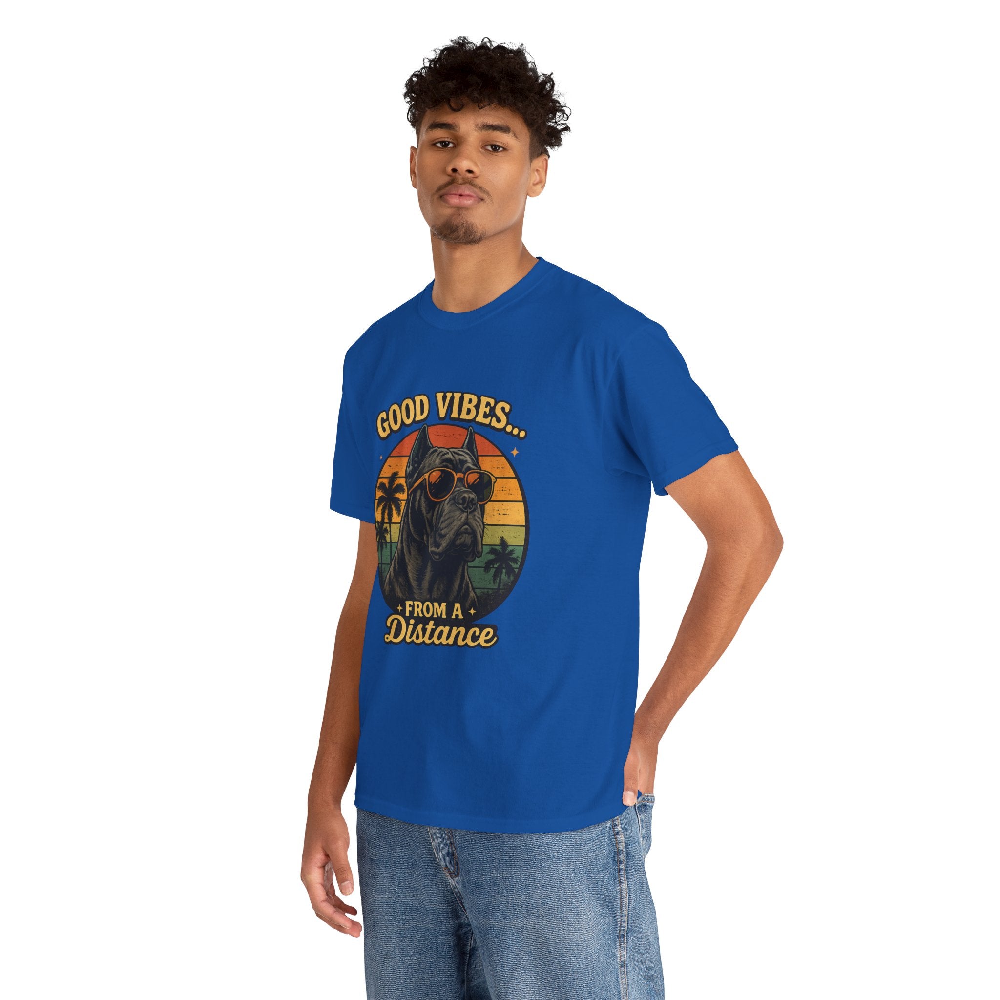 Good Vibes From a Distance Dog T-Shirt