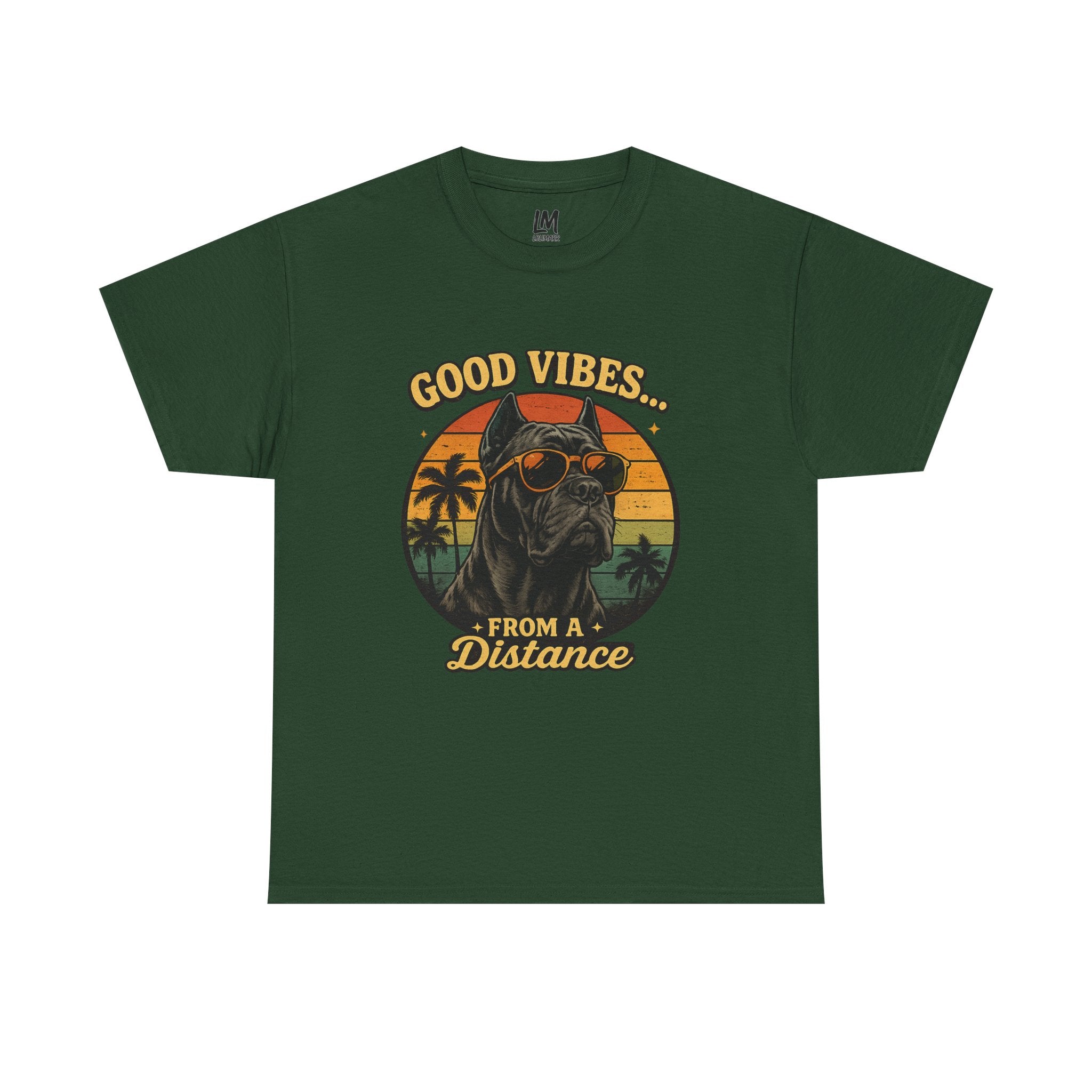 Good Vibes From a Distance Dog T-Shirt