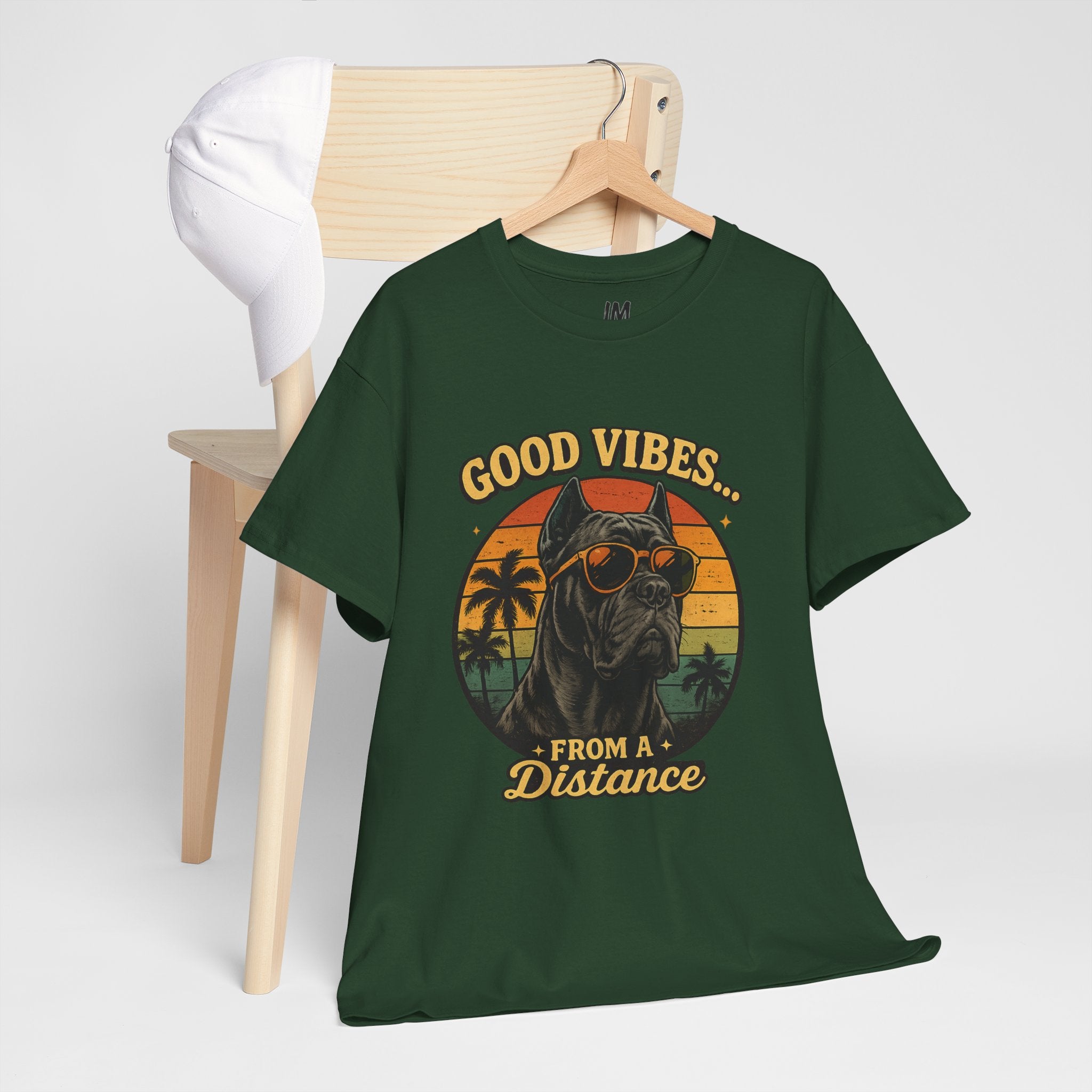 Good Vibes From a Distance Dog T-Shirt