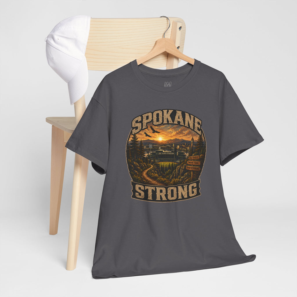 Spokane Strong Vintage Scenic T-Shirt — Hometown Pride Tee (Proceeds to Recovery)
