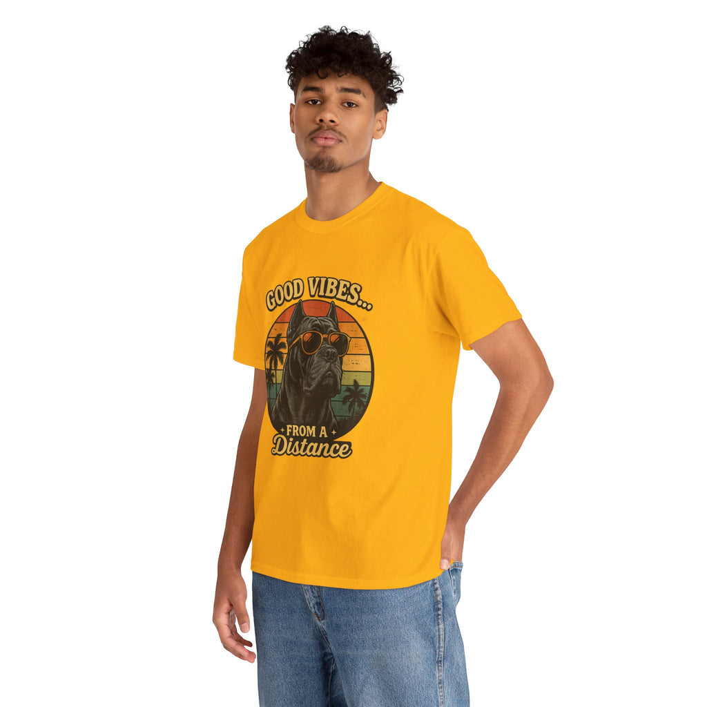 Good Vibes From a Distance Dog T-Shirt