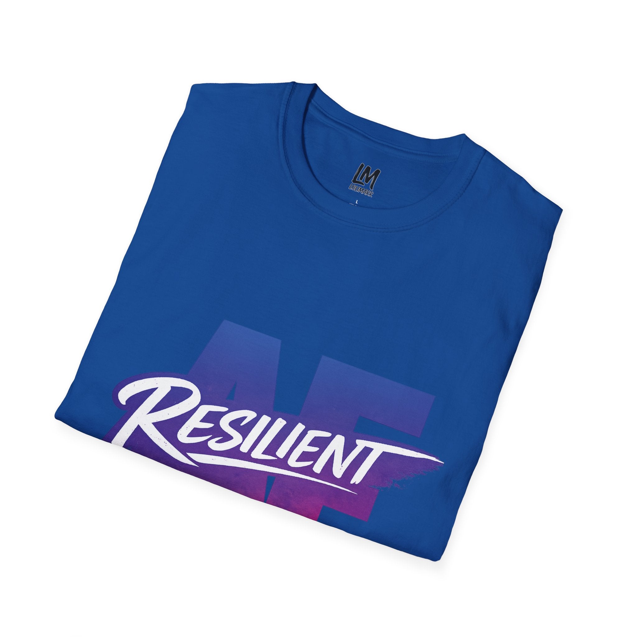 Resilient LA Graphic T-Shirt — Retro Gradient Los Angeles Pride Tee