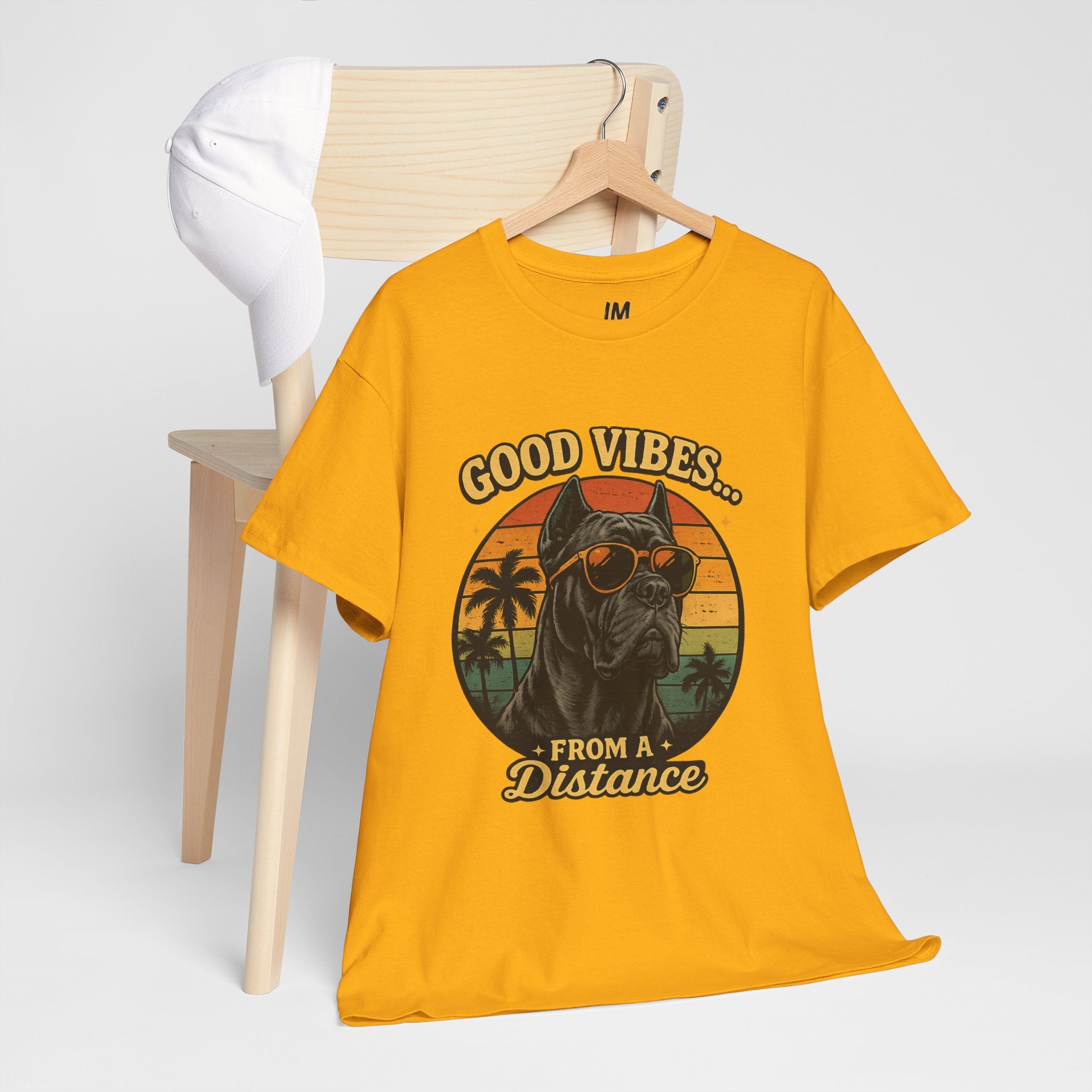 Good Vibes From a Distance Dog T-Shirt