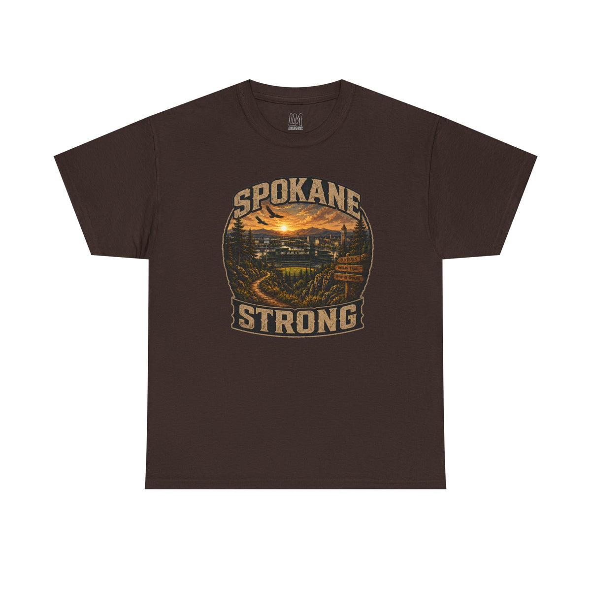 Spokane Strong Vintage Scenic T-Shirt — Hometown Pride Tee (Proceeds to Recovery)