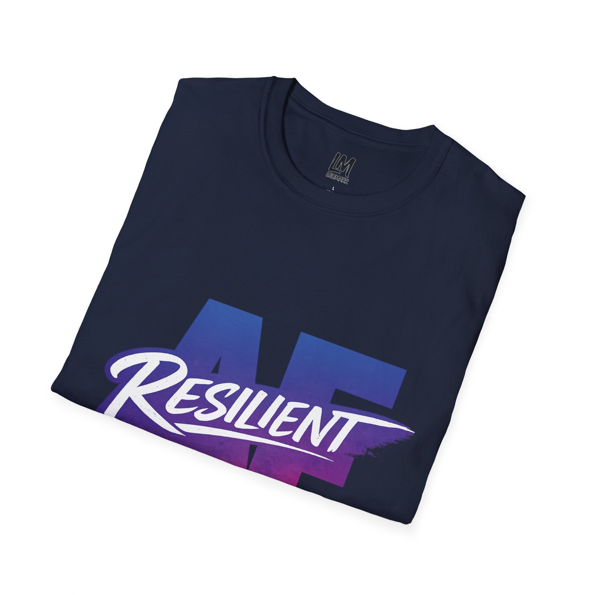 Resilient LA Graphic T-Shirt — Retro Gradient Los Angeles Pride Tee