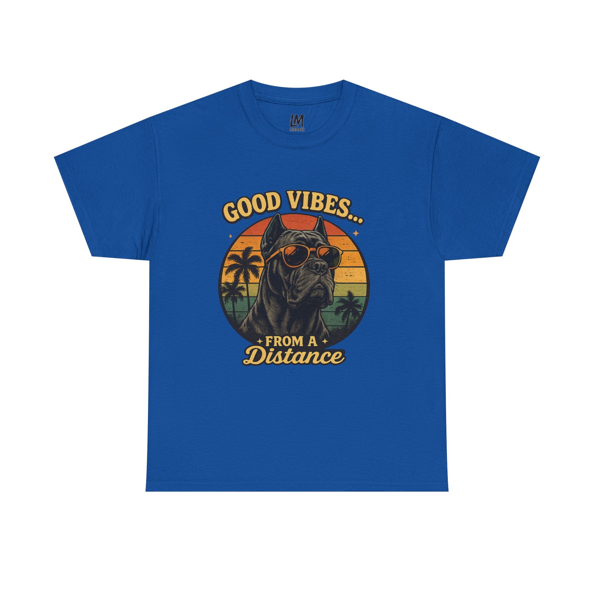 Good Vibes From a Distance Dog T-Shirt