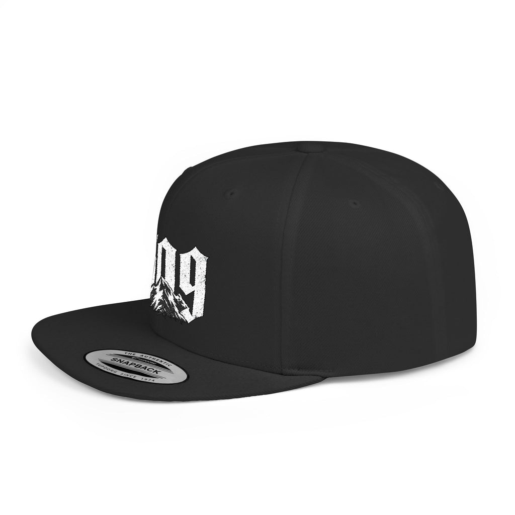 Snapback Hat - 509 Mountain Logo Flat Bill Cap