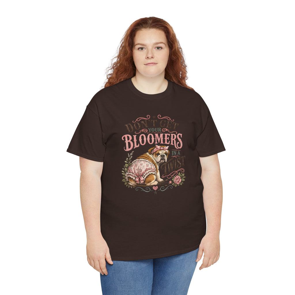 Don't Get Your Bloomers in a Twist T-Shirt - Cute Vintage Sloth Gardening Tee