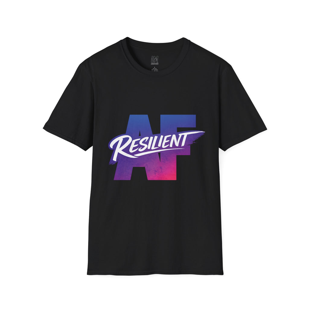Resilient LA Graphic T-Shirt — Retro Gradient Los Angeles Pride Tee