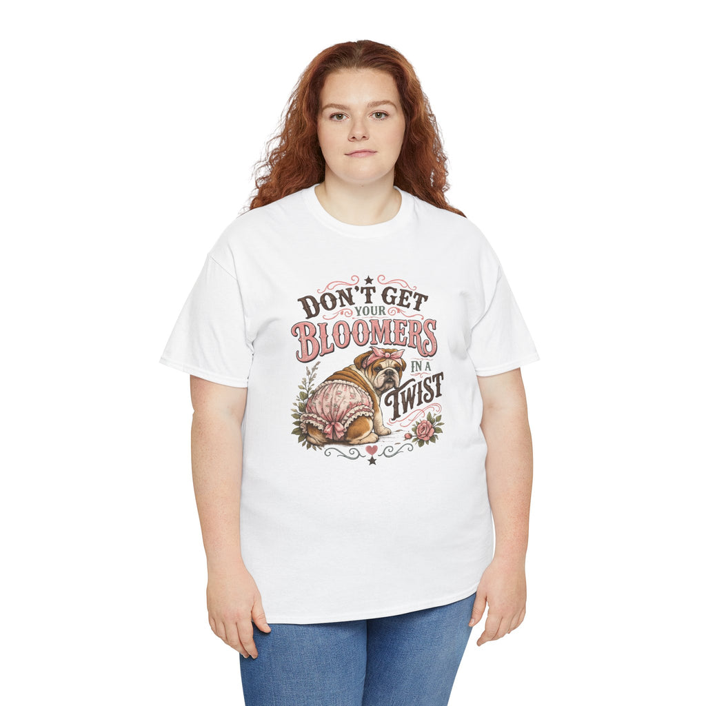 Don't Get Your Bloomers in a Twist T-Shirt - Cute Vintage Sloth Gardening Tee