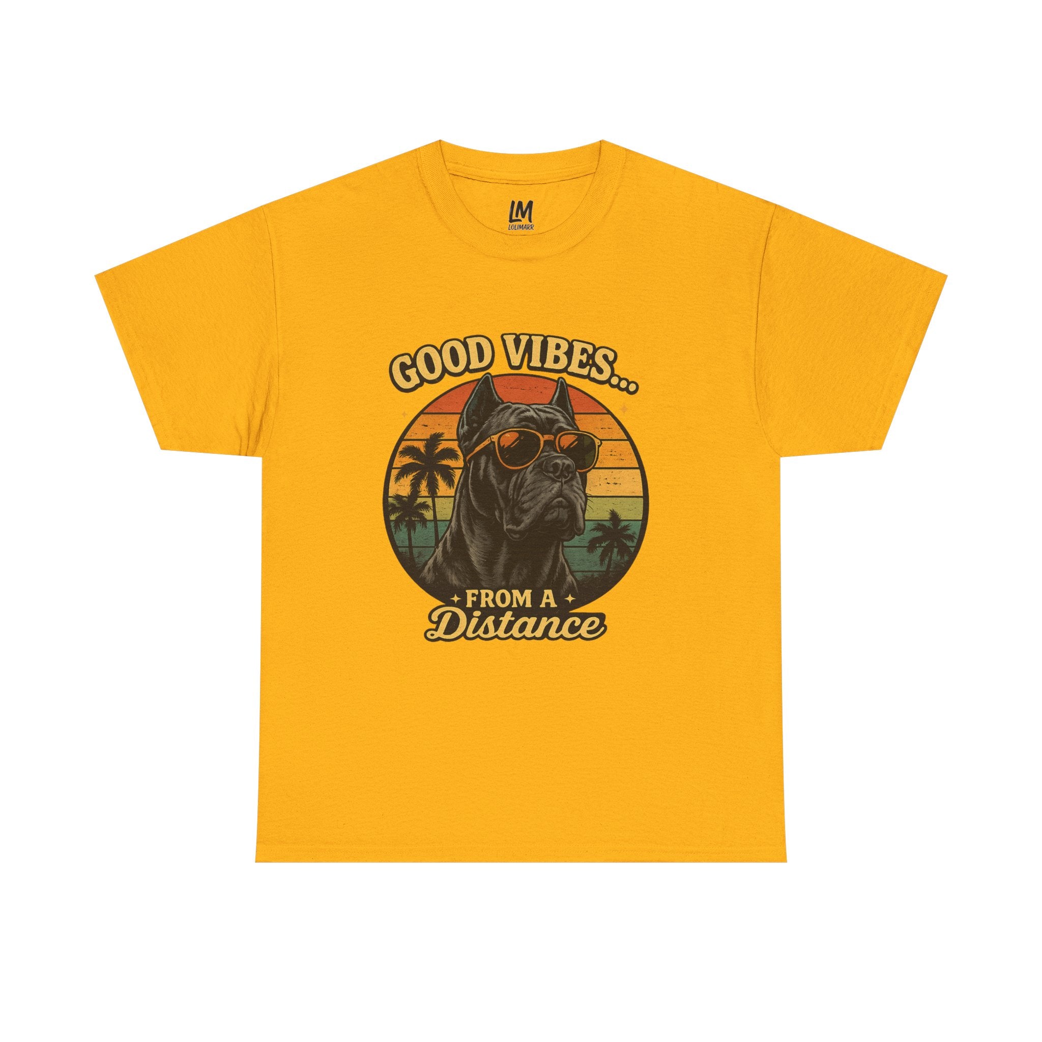 Good Vibes From a Distance Dog T-Shirt