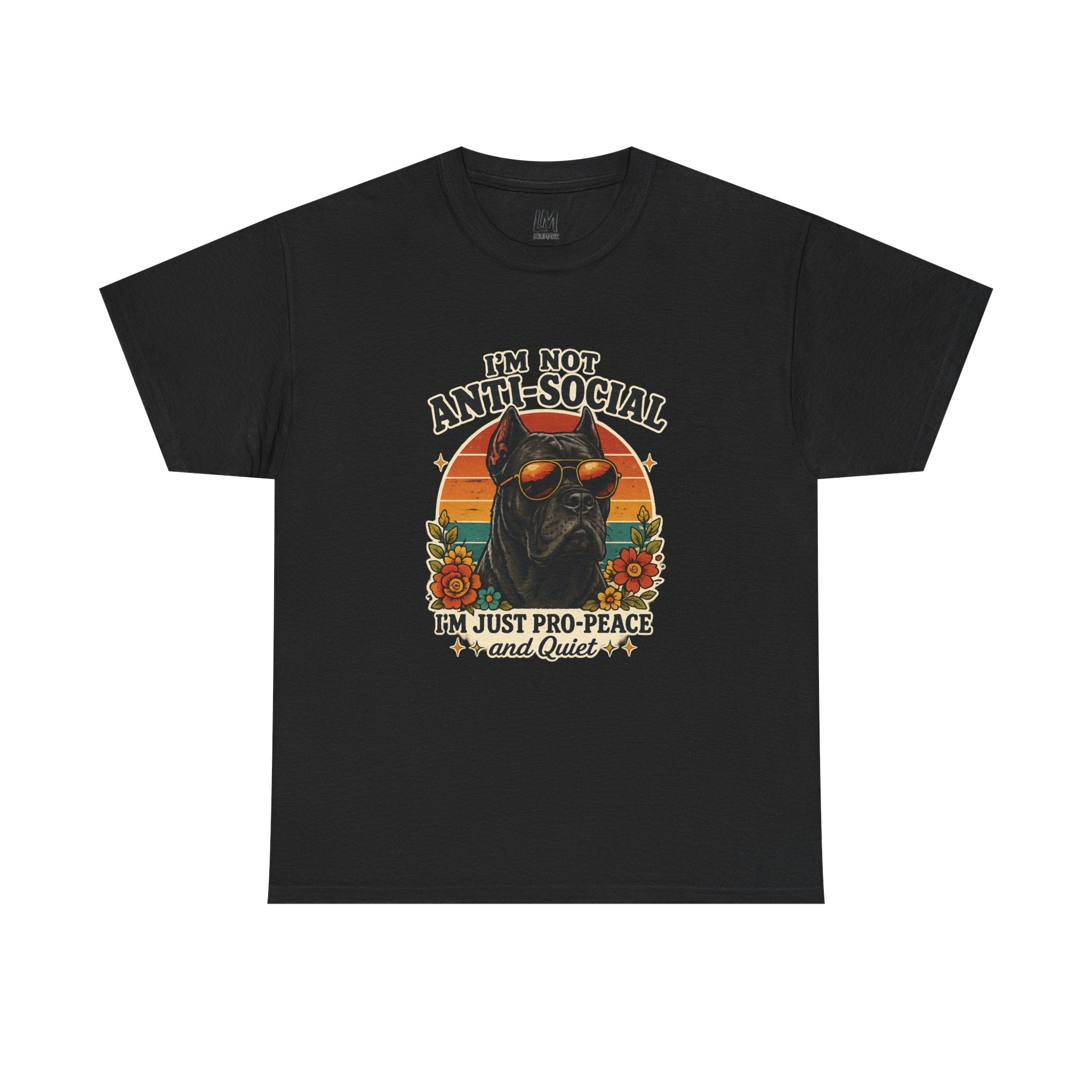I’m Not Anti-Social — I’m Just Pro-Peace & Quiet Retro Graphic Tee