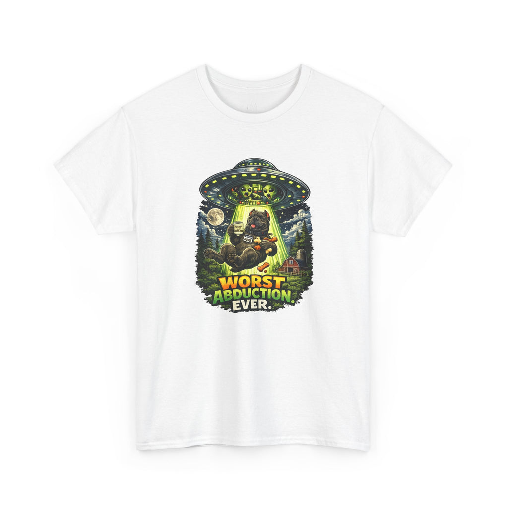 Worst Abduction Ever UFO Tee — Retro Alien Abduction Graphic T-Shirt