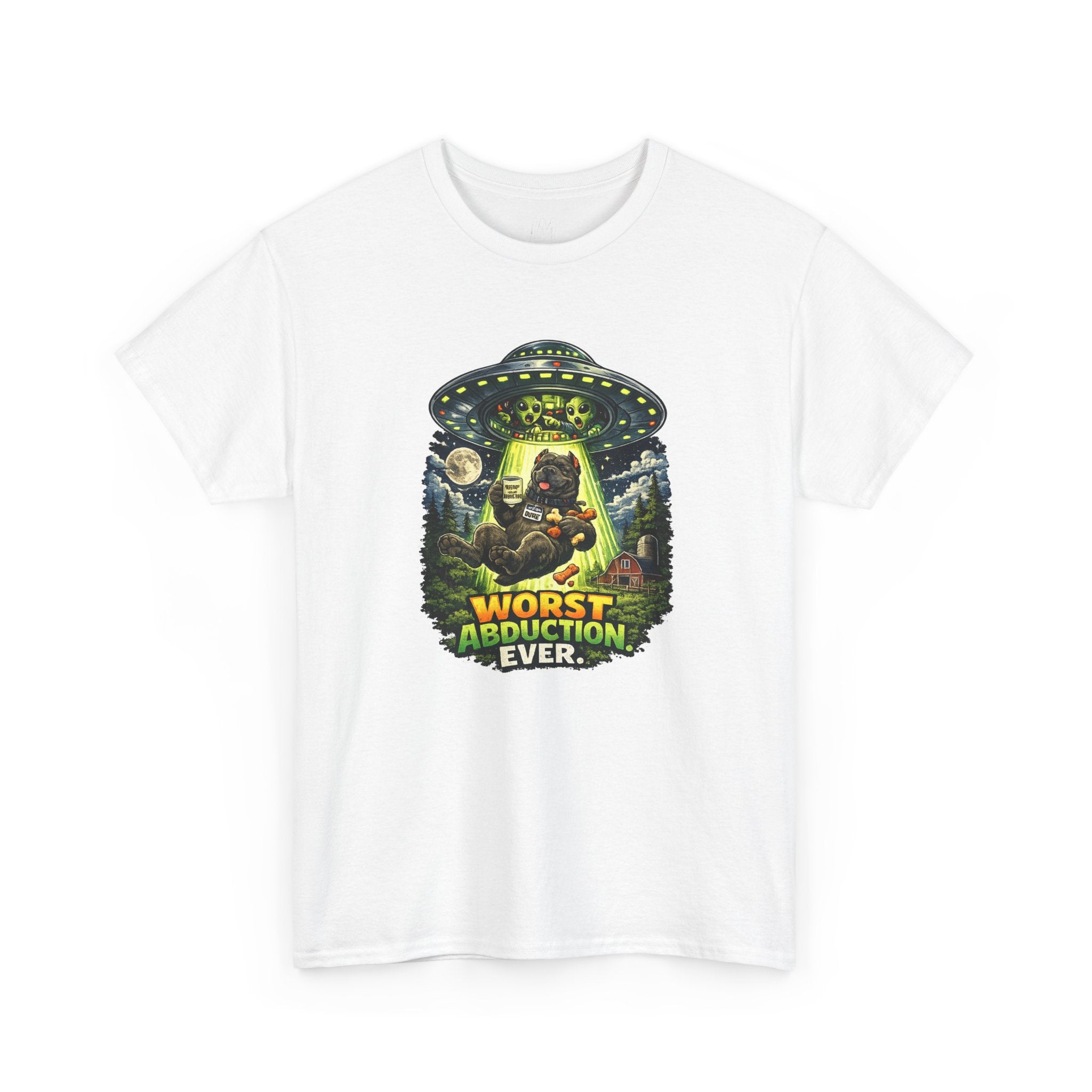 Worst Abduction Ever UFO Tee — Retro Alien Abduction Graphic T-Shirt