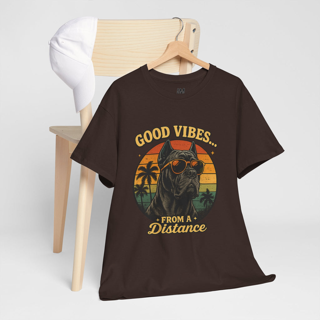 Good Vibes From a Distance Dog T-Shirt
