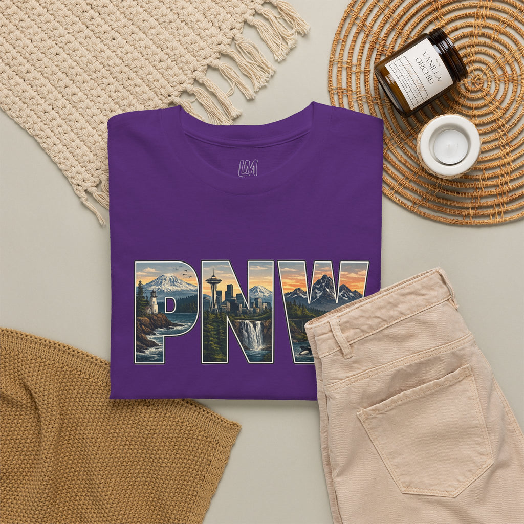 PNW Scenic Tee — Pacific Northwest Landscape Graphic T-Shirt
