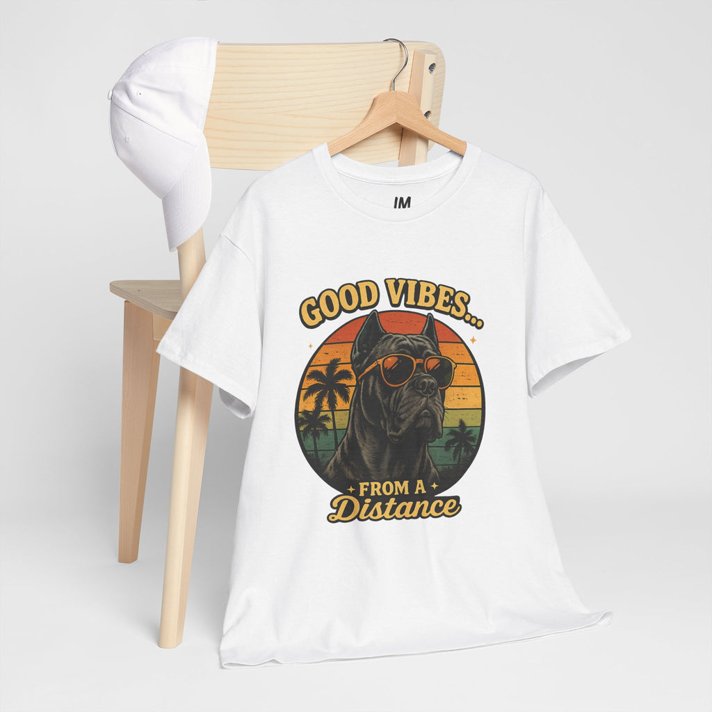 Good Vibes From a Distance Dog T-Shirt