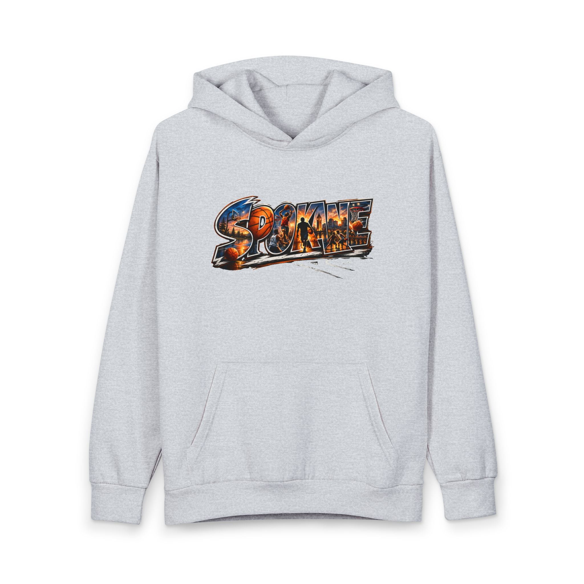 Spokane Basketball Hoodie — City Court Crew Pullover