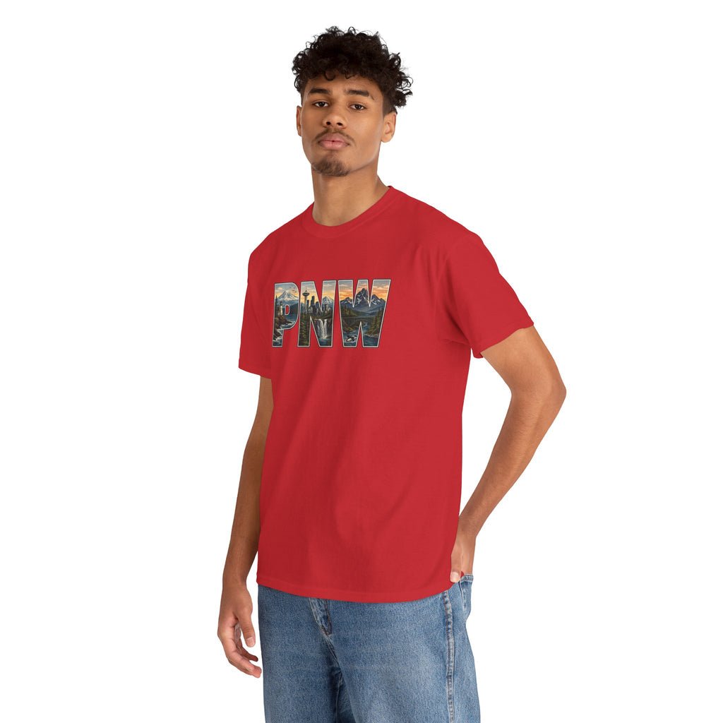 PNW Scenic Tee — Pacific Northwest Landscape Graphic T-Shirt
