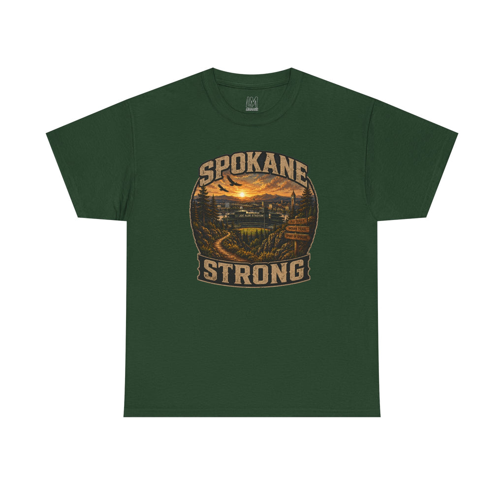 Spokane Strong Vintage Scenic T-Shirt — Hometown Pride Tee (Proceeds to Recovery)